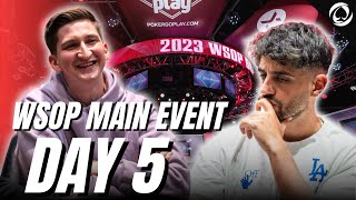 Main Event Winner's SON RUNNING DEEP?! | WSOP 2024 Main Event Day 5