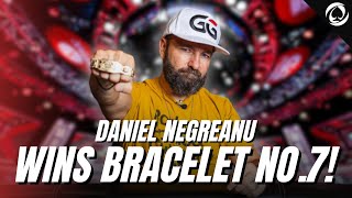 Daniel Negreanu Wins 7th WSOP Bracelet! 🔥