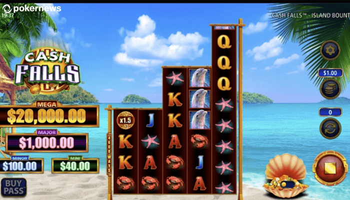 cash falls slot game