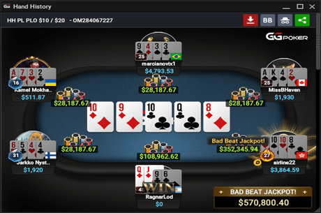 Bad Beat Jackpot Pays Out More Than $1M in 24-Hours at GGPoker